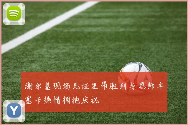 谢尔基现场见证里昂胜利与恩师丰塞卡热情拥抱庆祝